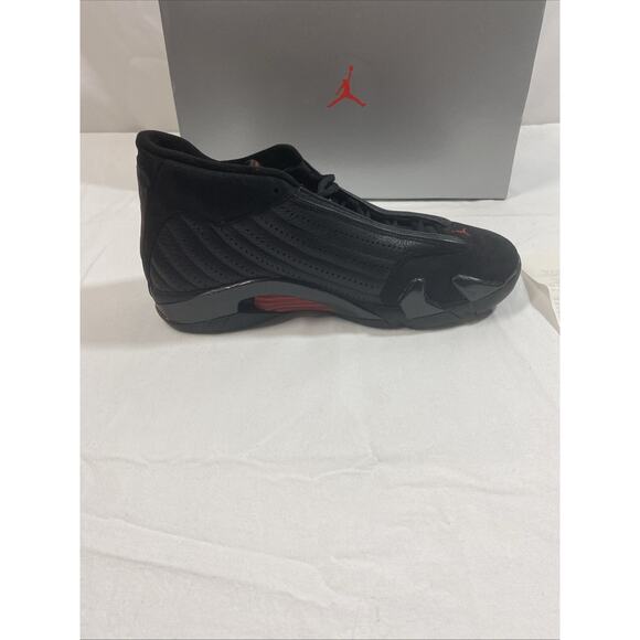 Nike Air Jordan 14 1999 OG XIV 136016-001 Black Varsity Red The Last Shot Sz12 - Picture 3 of 16